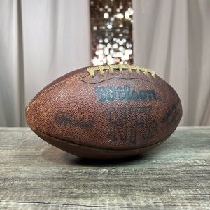 Vintage Leather Wilson Official Classic Brown NFL Game Ball Football